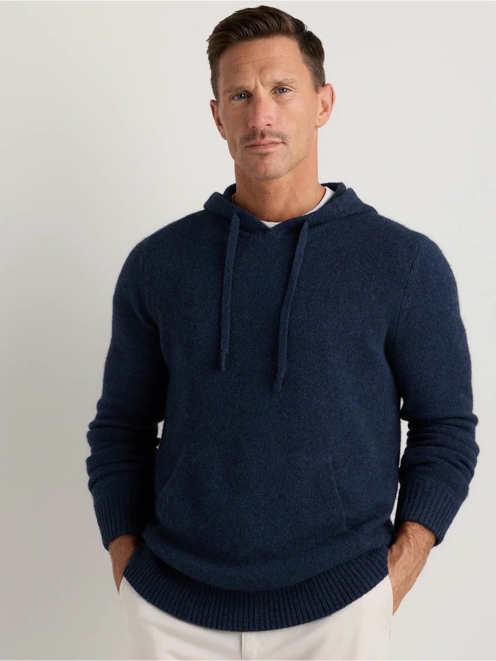 Quince 100% Yak Wool Pullover Hoodie Starry Night